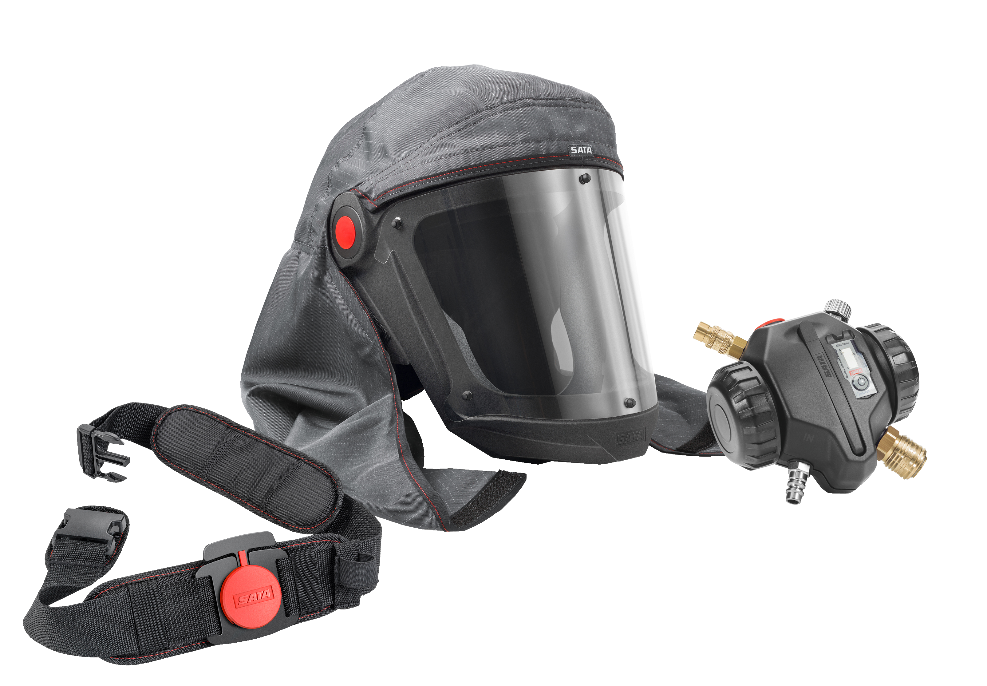  214676: SATA Air Vision 5000 Carbon set mit Aktivkohleabsorber 