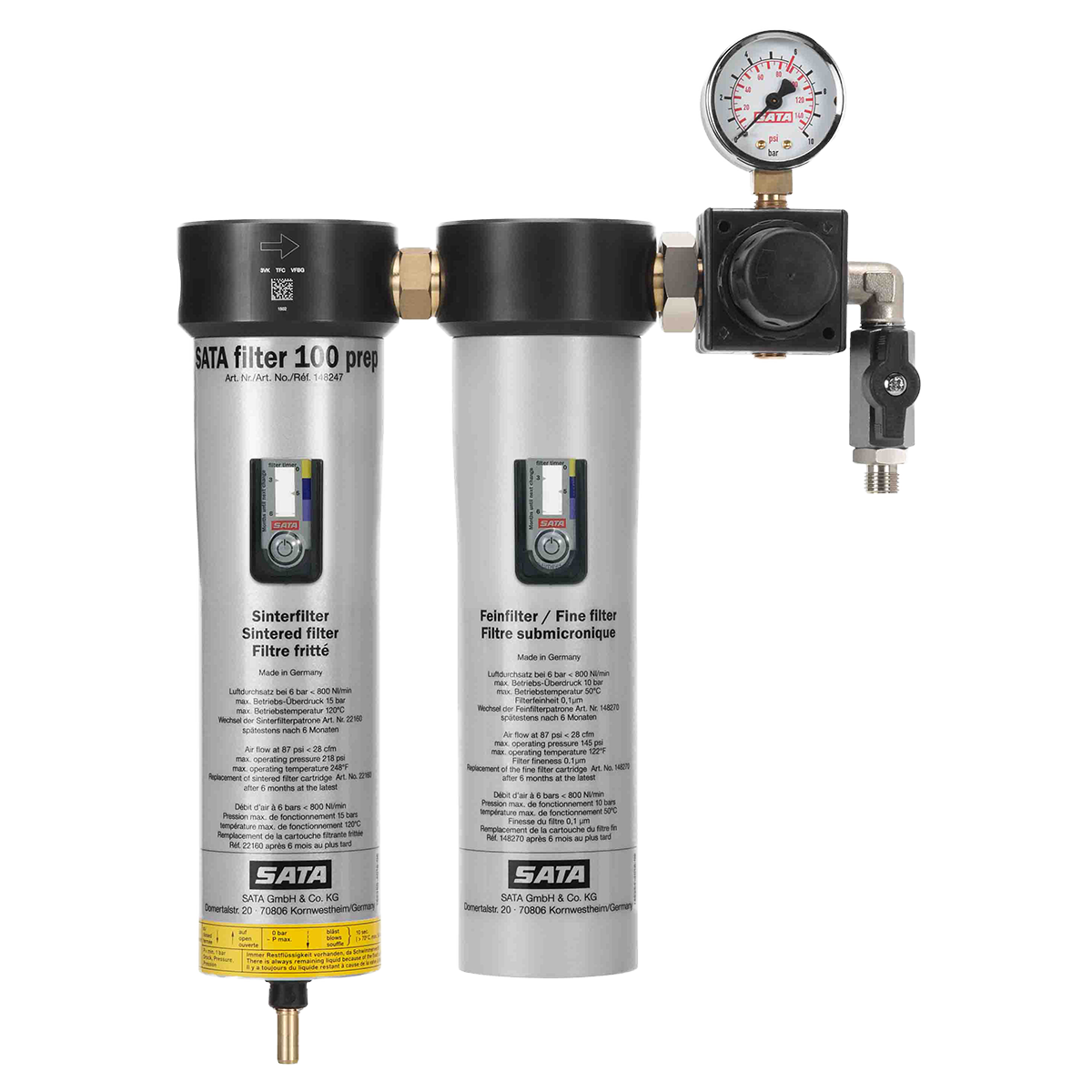  SATA filter 102 prep 